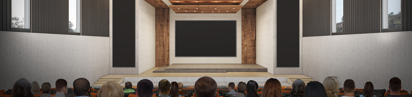 Auditorium Beton/Holz
