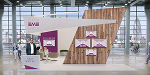 Messestand im EVE CONNEX Design