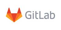 Fuchskopf mit dem Schriftzug GitLab rechts daneben